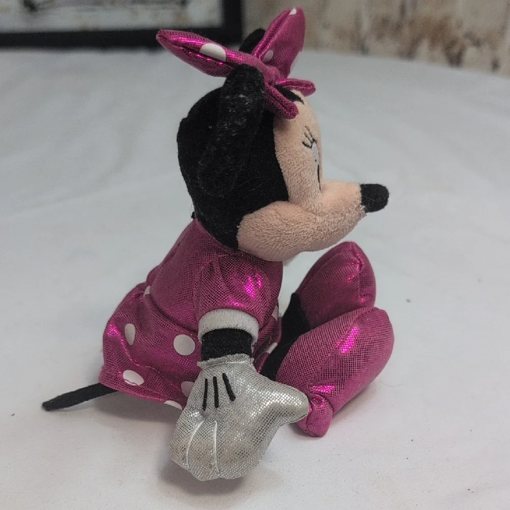 Disney Minnie Mouse TY Mini Disney Plush - Pink and Black - Picture 4 of 5